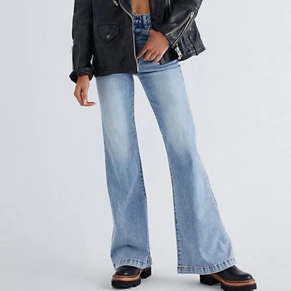 Free people Rolla's high waist flare size 31